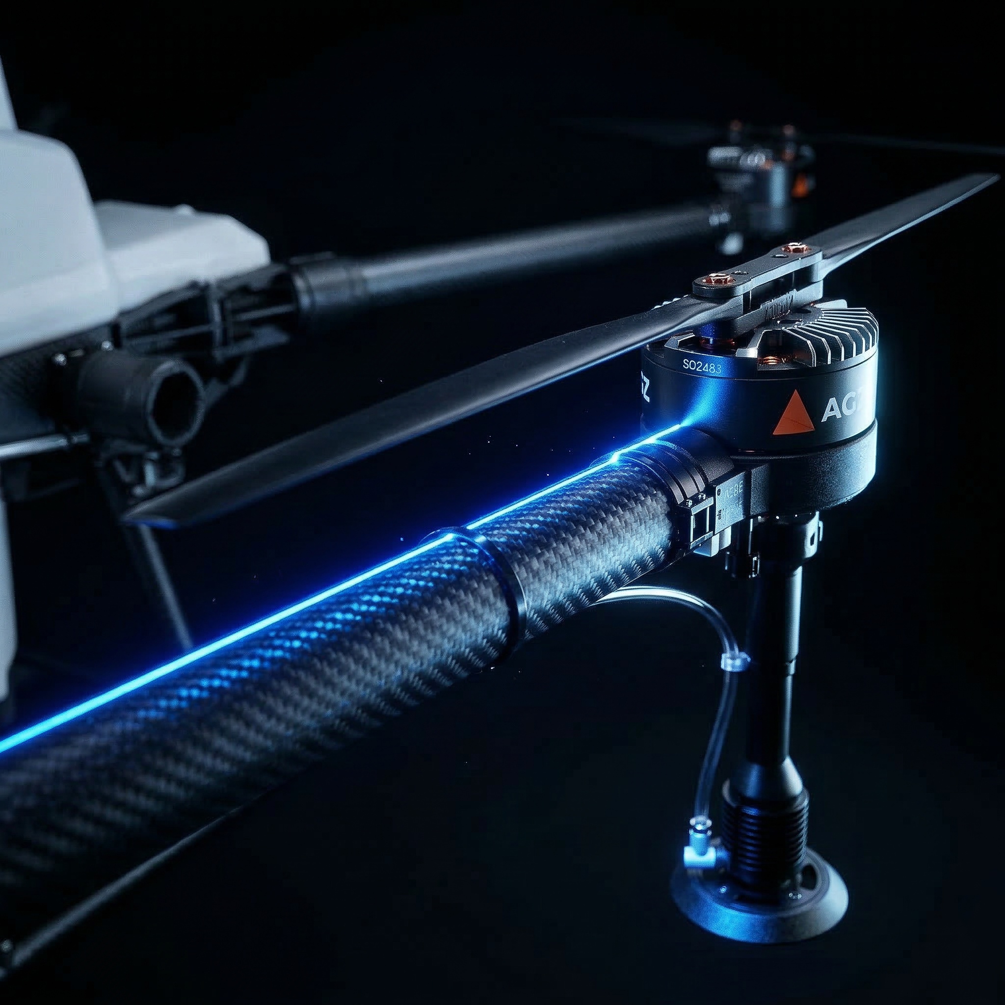 Inspekcja dronem turbiny wiatrowej